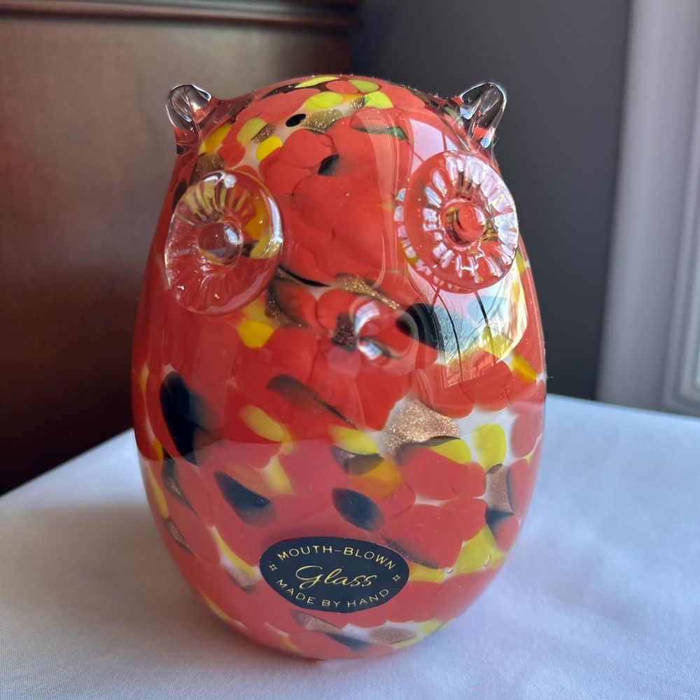 Glass Owl Ornament